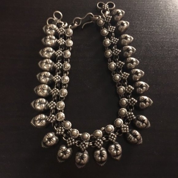 Vintage 90s Indian Lion Metalwork Anklet - Picture 2 of 5